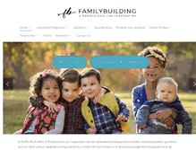 Tablet Screenshot of familybuilding.com